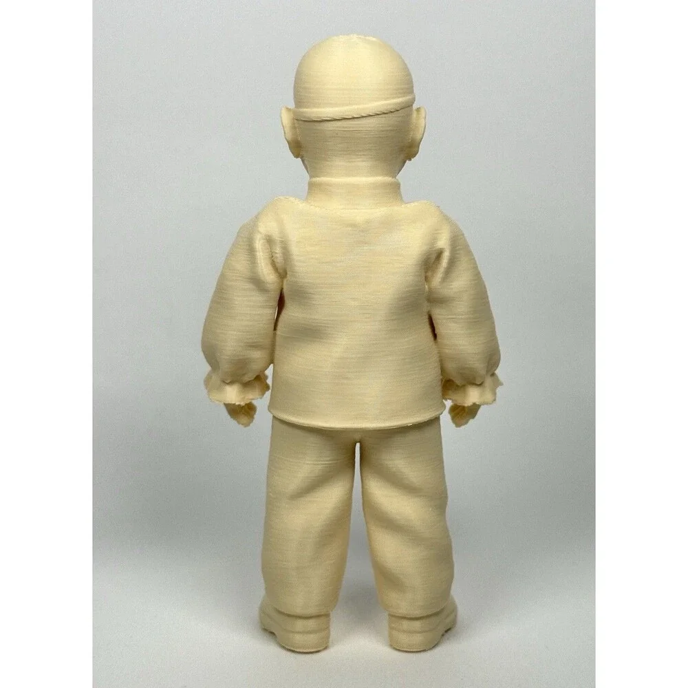 Hugo Man Of 1000 Faces Classic Toy 5” Paintable Figure Eyepatch Disguise Version
